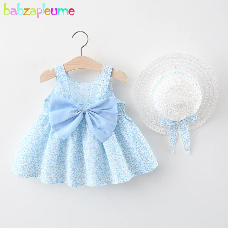 babzapleume Summer Baby Clothes Toddler Girl Dresses Korean Cute Big Bow Flowers Beach Dress+Sunhat Newborn Clothing Set 006
babzapleume Summer Baby Clothes Toddler Girl Dresses Korean Cute Big Bow Flowers Beach Dress+Sunhat Newborn Clothing Set 006