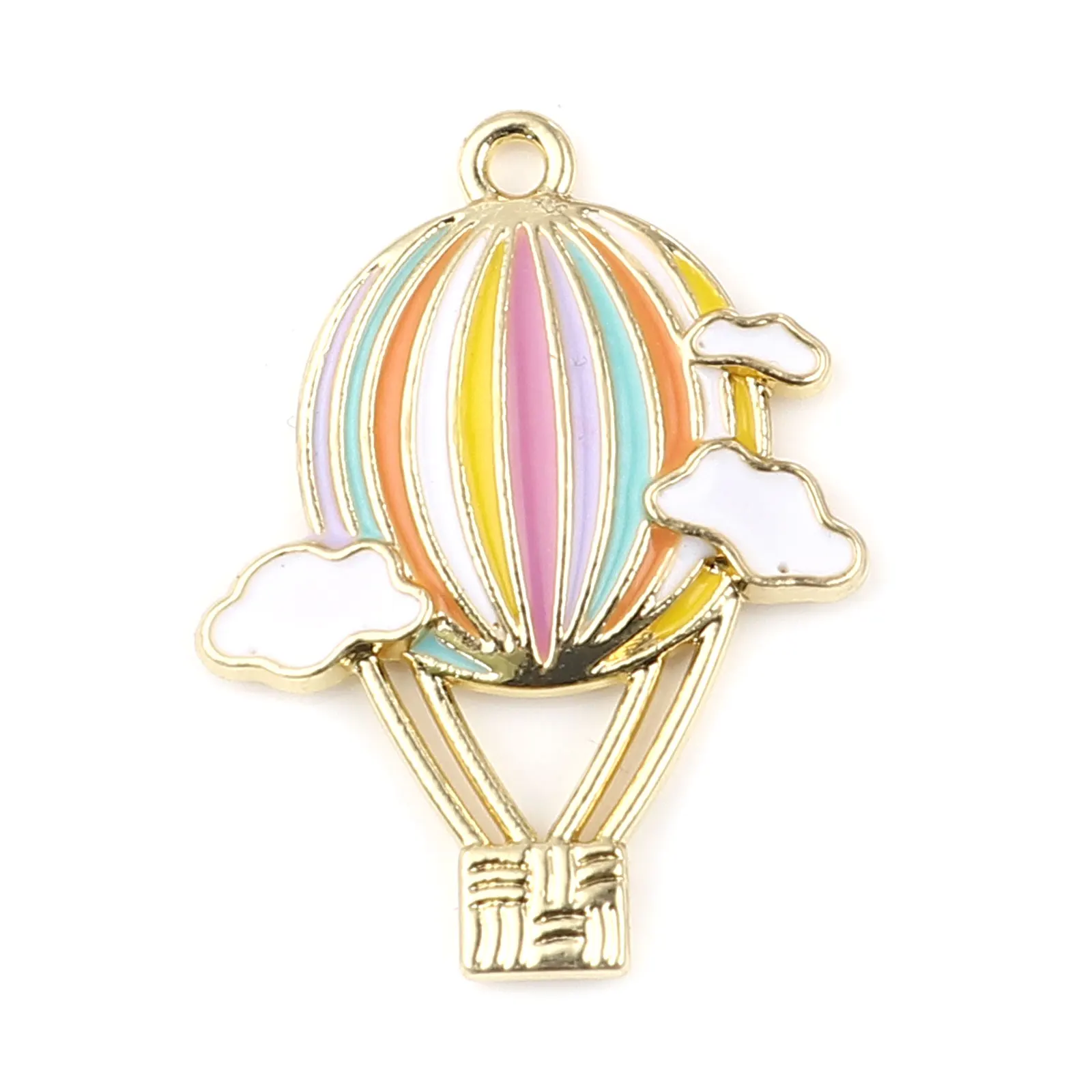 5 PCs Creative Charm Pendants Fire Balloon Gold Plated Multicolor Enamel Jewelry Findings Charms For Jewelry Making DIY Supplies
5 PCs Creative Charm Pendants Fire Balloon Gold Plated Multicolor Enamel Jewelry Findings Charms For Jewelry Making DIY Supplies