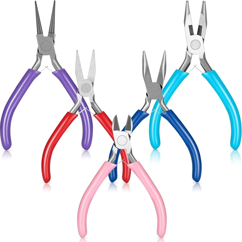 5 Pieces Jewelry Making Pliers Set, for Jewelry Beading Cutting Wrapping and DIY Craft Supplies
5 Pieces Jewelry Making Pliers Set, for Jewelry Beading Cutting Wrapping and DIY Craft Supplies