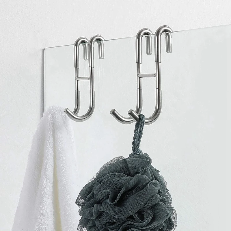 Shower Door Hooks Bathroom Shower Towel Hook, over Shower Door Hooks for Towels Shower Squeegee
Shower Door Hooks Bathroom Shower Towel Hook, over Shower Door Hooks for Towels Shower Squeegee
