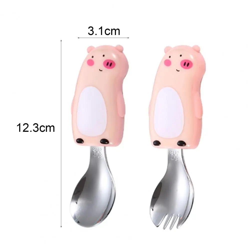 2Pcs/Set Kid Spoon Food Grade Cartoon Pattern Stainless Steel Cutlery Spoon Fork Set for Home
2Pcs/Set Kid Spoon Food Grade Cartoon Pattern Stainless Steel Cutlery Spoon Fork Set for Home