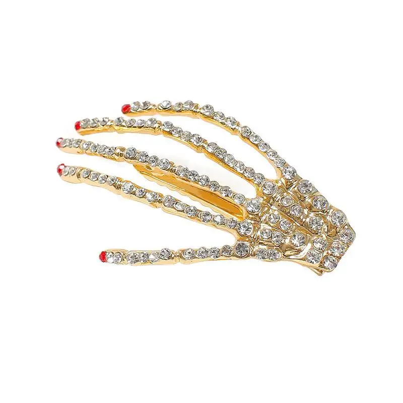 Fashion Hair Accessories Personality Skull Hand Grab Hair Clip Hair Trim Edge Clip Side Hairpin Headdress
Fashion Hair Accessories Personality Skull Hand Grab Hair Clip Hair Trim Edge Clip Side Hairpin Headdress