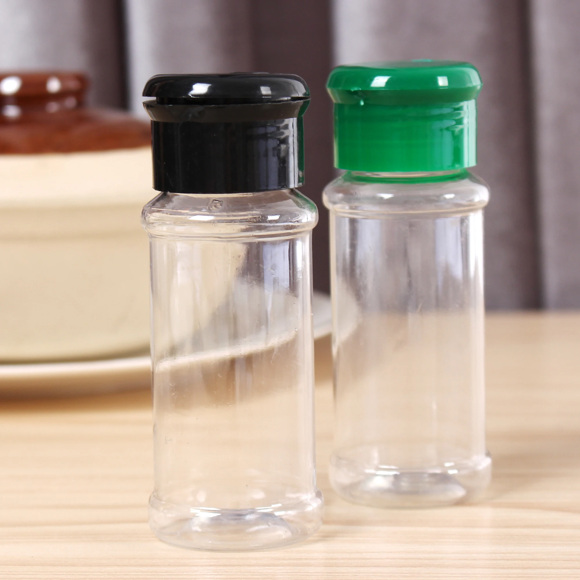 5 Pcs Plastic Salt Pepper Vinegar Oil Cruet Shaker Jar Clear Bottle Pot Kitchen Accessories Seasoning Bottle 10.5*4 Cm 100 Ml
5 Pcs Plastic Salt Pepper Vinegar Oil Cruet Shaker Jar Clear Bottle Pot Kitchen Accessories Seasoning Bottle 10.5*4 Cm 100 Ml