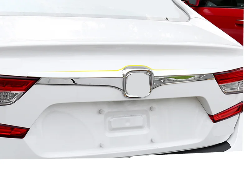for Honda Accord 2018 2019 2020 Chrome Rear Door Trunk Gate Lid Cover Trim 1pcs Car modification Auto parts 
for Honda Accord 2018 2019 2020 Chrome Rear Door Trunk Gate Lid Cover Trim 1pcs Car modification Auto parts