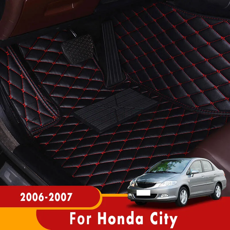Автомобильные коврики для Honda City 2006 2007, коврики, аксессуары для интерьера автомобиля, стильные кожаные передние и задние боковые коврики 
Автомобильные коврики для Honda City 2006 2007, коврики, аксессуары для интерьера автомобиля, стильные кожаные передние и задние боковые коврики