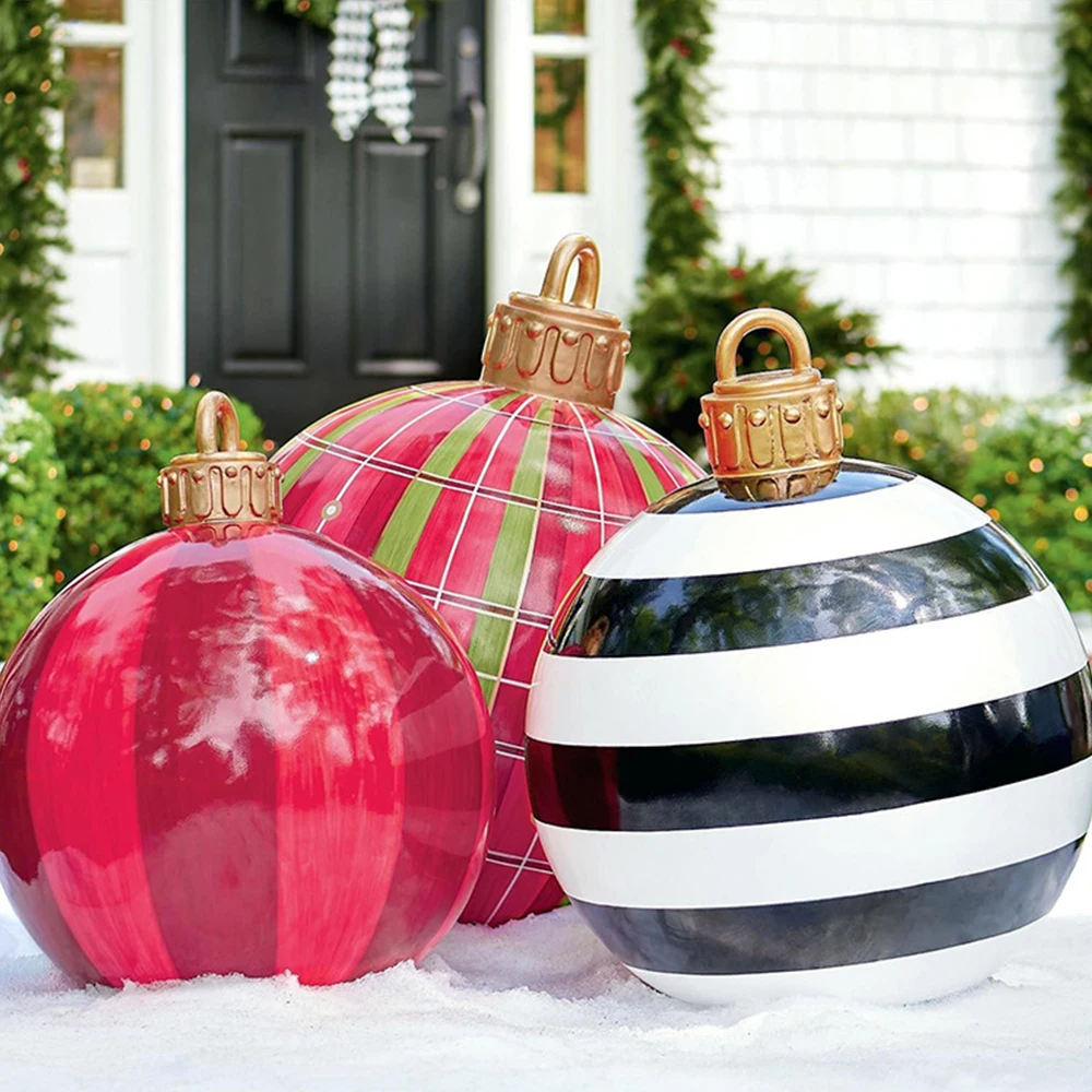 Newest 60cm Christmas Atmosphere Inflatable Ball Toys Giant Christmas Tree Decorations Outdoor Decorations With Pump Gift
Newest 60cm Christmas Atmosphere Inflatable Ball Toys Giant Christmas Tree Decorations Outdoor Decorations With Pump Gift