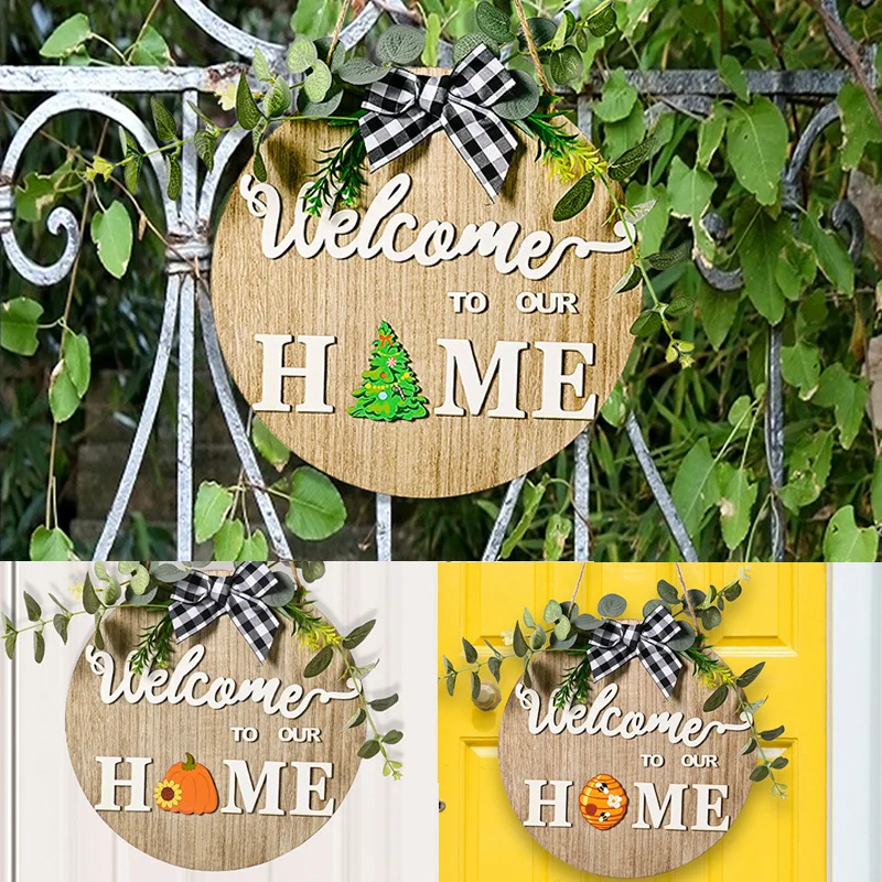 Wooden Hanging Door Home Sign 10 Interchangeable Decorative Signs New Hot Fashion Elegant Pendant Christmas Ornament
Wooden Hanging Door Home Sign 10 Interchangeable Decorative Signs New Hot Fashion Elegant Pendant Christmas Ornament