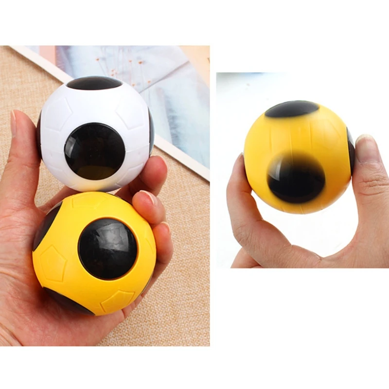 

Sensory Fidget Spinner Decompression Toy Spherical Spinning Tops Football Stress Relief Ball for Toddlers Adults Anxiety P31B