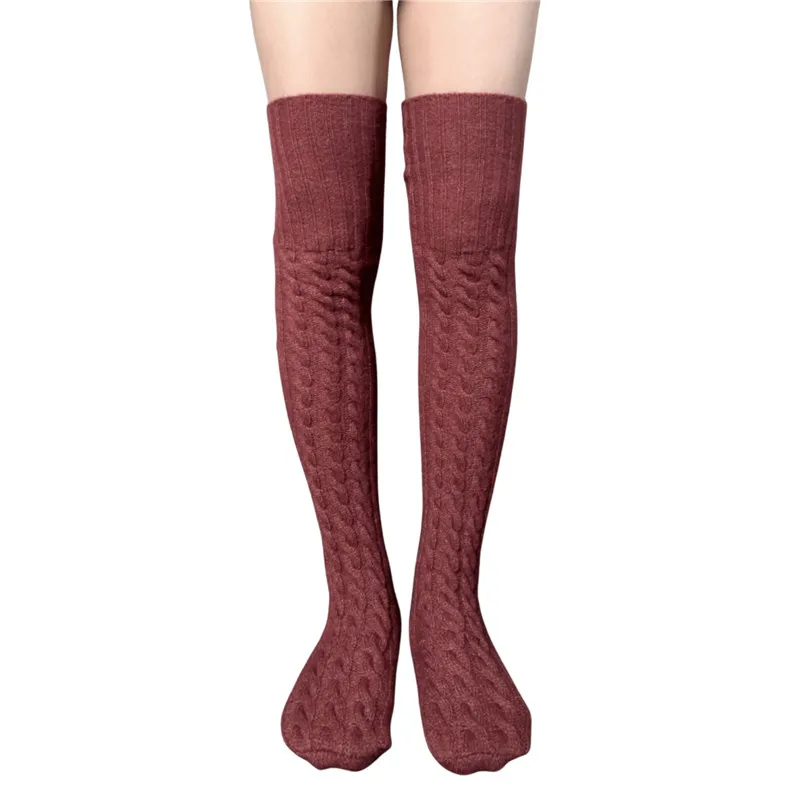 Ladies Knitted Stocking Autumn Spring Winter Warm Long Tube Socks Above Knee Thing High Pattern Casual Stockings Women
Ladies Knitted Stocking Autumn Spring Winter Warm Long Tube Socks Above Knee Thing High Pattern Casual Stockings Women