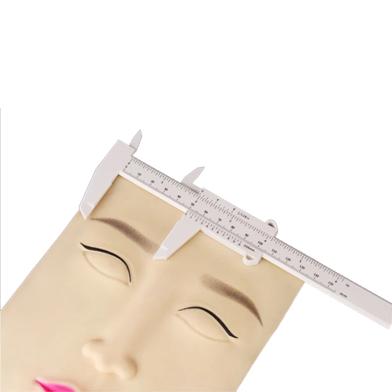 Microblading Accessories Vernier Caliper Double Scale Plastic Vernier Caliper Measuring Tool Ruler for Permanent Makeup Tattoo
Microblading Accessories Vernier Caliper Double Scale Plastic Vernier Caliper Measuring Tool Ruler for Permanent Makeup Tattoo