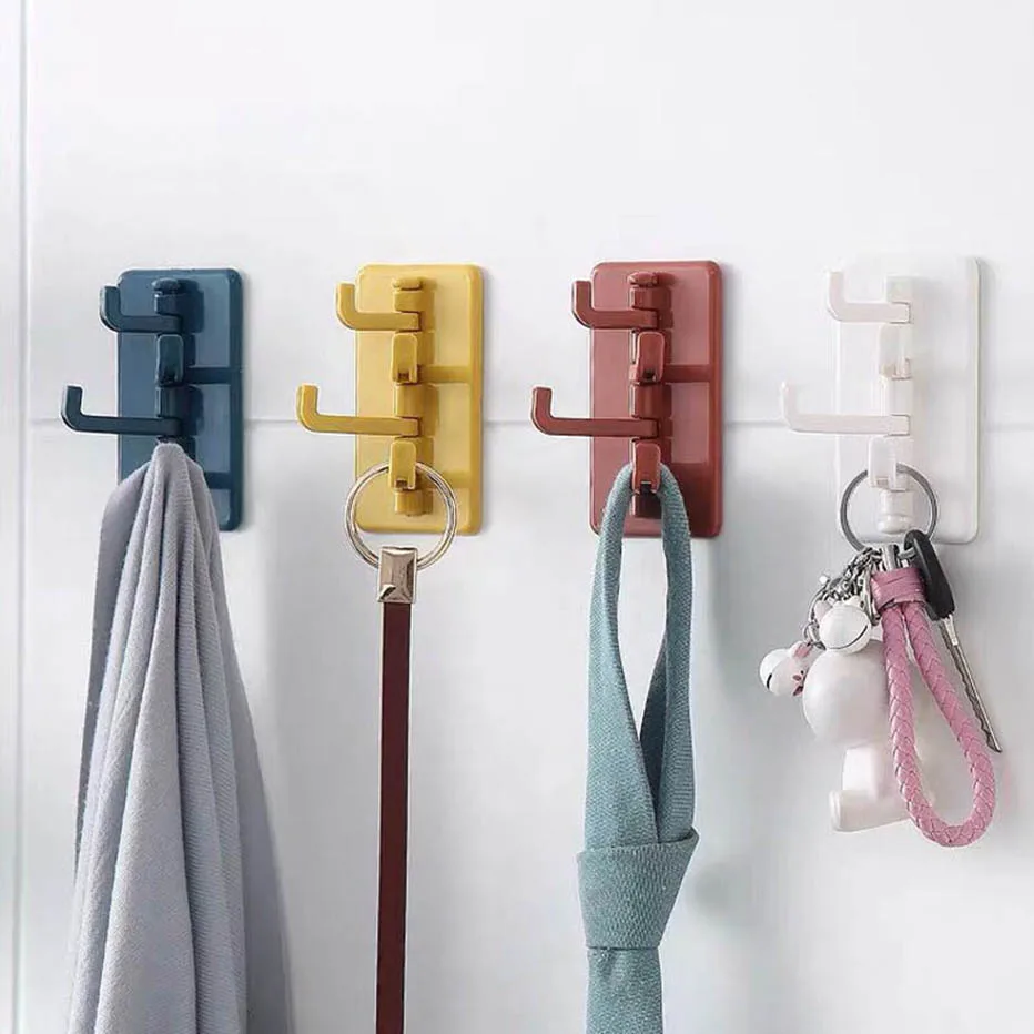 Rotating Adhesive Hook Creative Nordic Adhesive Hook Bathroom Kitchen Wall Hole-Free Hanger key bag clothes hook home organizer
Rotating Adhesive Hook Creative Nordic Adhesive Hook Bathroom Kitchen Wall Hole-Free Hanger key bag clothes hook home organizer