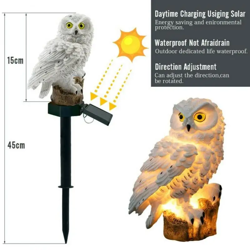 Solar Led Light Outdoor Lighting Garden Waterproof Night Lights Owl Shape Lamp Stake Lawn Lamps Christmas Decoration For Home
Solar Led Light Outdoor Lighting Garden Waterproof Night Lights Owl Shape Lamp Stake Lawn Lamps Christmas Decoration For Home