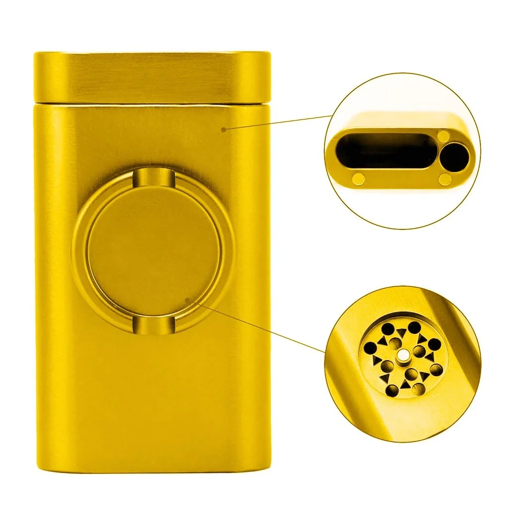 2019 Portable Aluminum Stash Holder strong Magnetic Lid For Smell Proof Design With Grinder convience use
2019 Portable Aluminum Stash Holder strong Magnetic Lid For Smell Proof Design With Grinder convience use