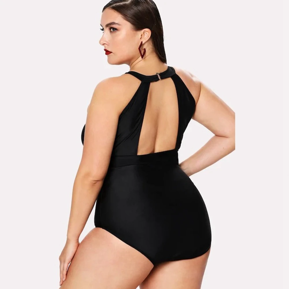 Plus size solid mesh swimsuit high neck halter swimwear women sexy monokini patchwork swimming suit for women sexy swimsuit
Plus size solid mesh swimsuit high neck halter swimwear women sexy monokini patchwork swimming suit for women sexy swimsuit