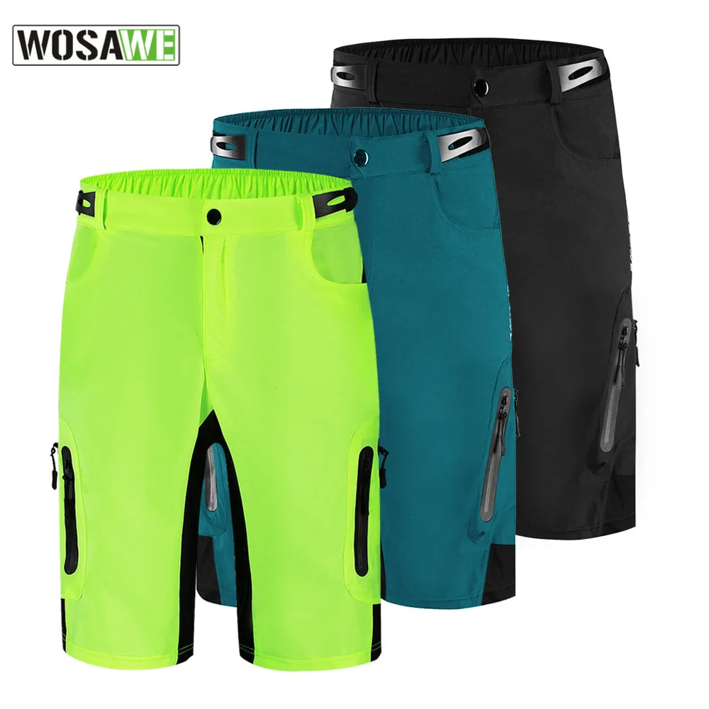WOSAWE Men's MTB Cycling Shorts Breathable Downhill Mountain Bike Shorts for Men Loose with Gel Padded Cycling Underwear Shorts
WOSAWE Men's MTB Cycling Shorts Breathable Downhill Mountain Bike Shorts for Men Loose with Gel Padded Cycling Underwear Shorts