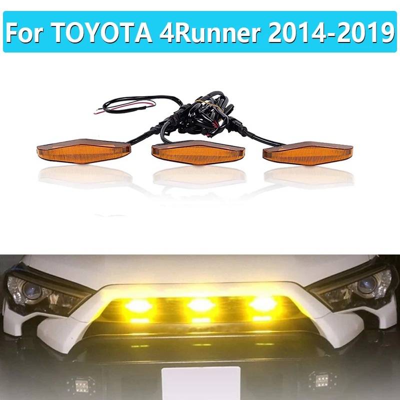 Front Bumper Hood Grille Led Light For TOYOTA 4Runner 2014-2019 Front Bumper Grille 1Set Led Grille Running Lamps,
Front Bumper Hood Grille Led Light For TOYOTA 4Runner 2014-2019 Front Bumper Grille 1Set Led Grille Running Lamps,