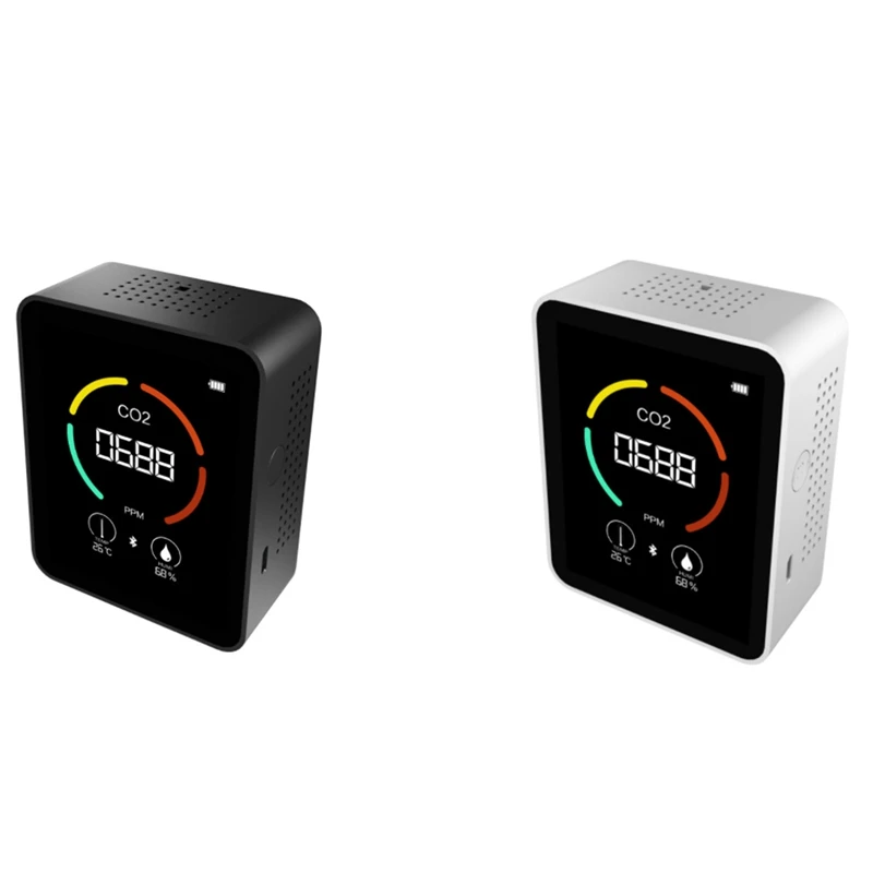 Air Monitor CO2 Carbon Dioxide Detector Air Quality Temperature Humidity Monitor Support Bluetooth APP Control
Air Monitor CO2 Carbon Dioxide Detector Air Quality Temperature Humidity Monitor Support Bluetooth APP Control