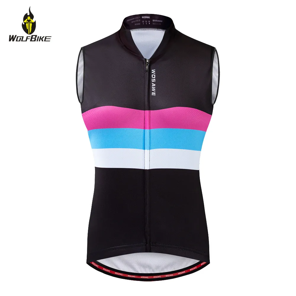 WOSAWE Summer Women's Tight Cycling Vest Breathable Anti-sweat MTB Bike Riding Base Layer Gilet Bicycle Sleeveless Jersey
WOSAWE Summer Women's Tight Cycling Vest Breathable Anti-sweat MTB Bike Riding Base Layer Gilet Bicycle Sleeveless Jersey