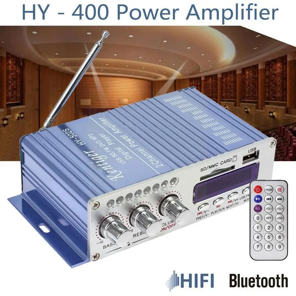 Kentiger Hy-400 Hi-Fi Car Stereo Versterker Radio Mp3 Remote Display Fm Auto Speler Met Speaker Lcd Motorfiets Voor Contr P X7F1
Kentiger Hy-400 Hi-Fi Car Stereo Versterker Radio Mp3 Remote Display Fm Auto Speler Met Speaker Lcd Motorfiets Voor Contr P X7F1