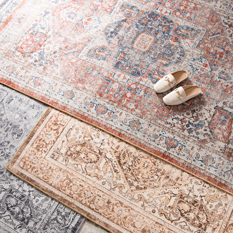 Chenille Persian Carpet Living Room Vintage Bedroom Rugs and Carpets Home Non-slip American Style Floor Mat Retro Europe Rug
Chenille Persian Carpet Living Room Vintage Bedroom Rugs and Carpets Home Non-slip American Style Floor Mat Retro Europe Rug