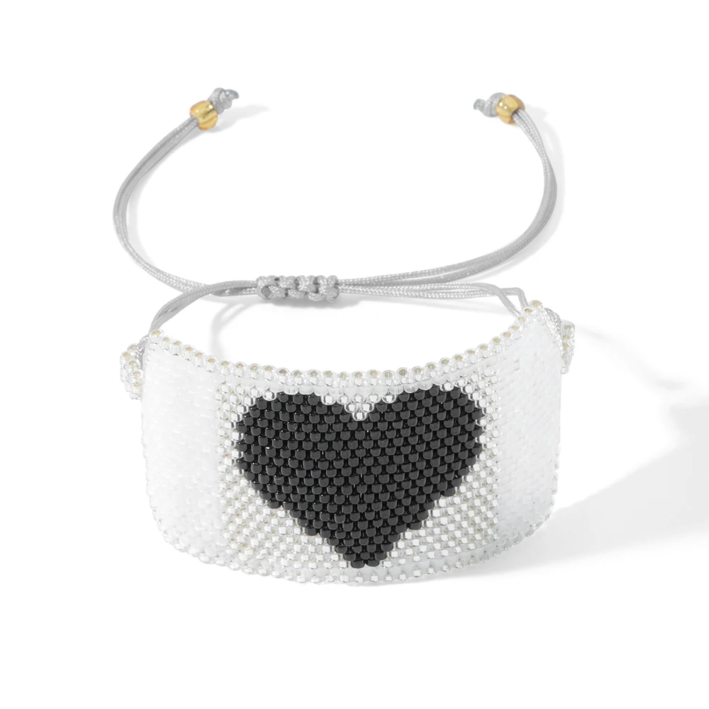 YAUKIA Miyuki Mexico Heart-shaped Wrapped Tassel Bracelet Ladies Fashion Jewelry Woven Japanese Beaded Pulseras Handmade Jewelry
YAUKIA Miyuki Mexico Heart-shaped Wrapped Tassel Bracelet Ladies Fashion Jewelry Woven Japanese Beaded Pulseras Handmade Jewelry
