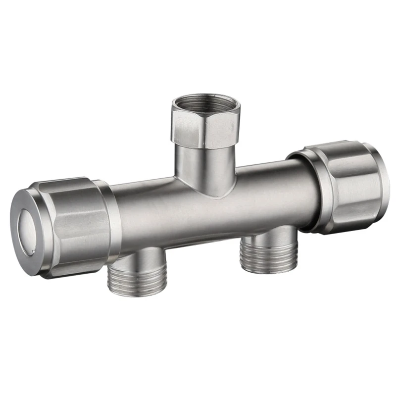 Double Control Angle Valve Water Diverter Valve Stainless Steel Triangle Valve Multifunctional Double Use Diverter Valve
Double Control Angle Valve Water Diverter Valve Stainless Steel Triangle Valve Multifunctional Double Use Diverter Valve