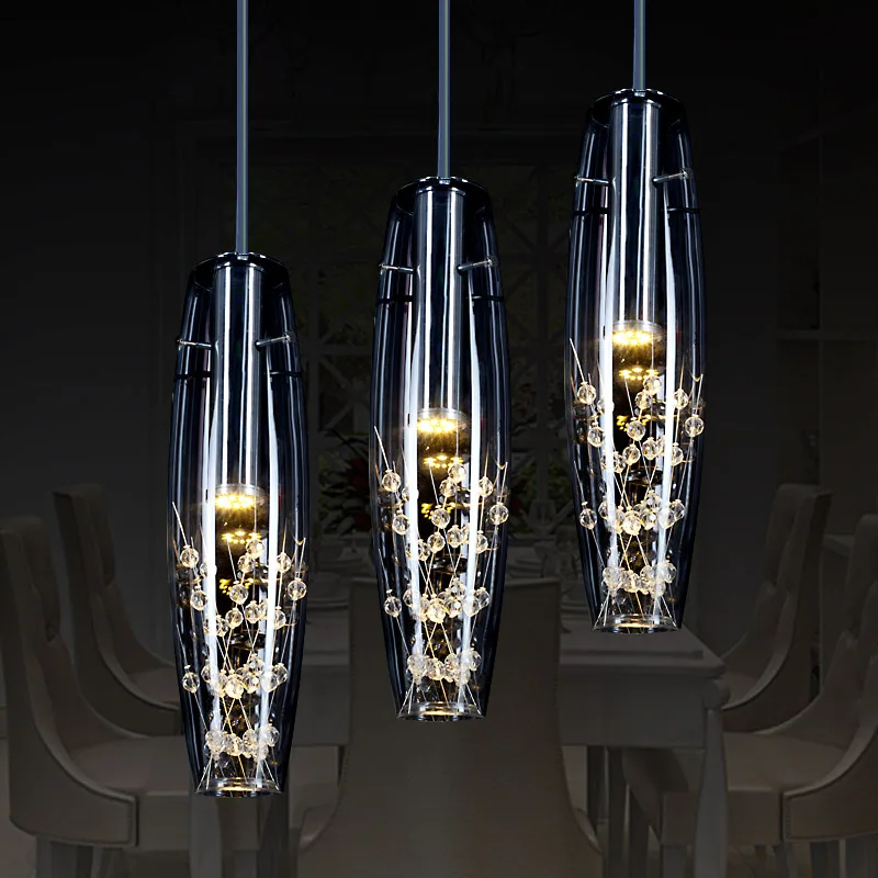 Scandinavian lamp restaurant lamp dining room bar counter three light luxury minimalist atmosphere crystal chandelier LB030504
Scandinavian lamp restaurant lamp dining room bar counter three light luxury minimalist atmosphere crystal chandelier LB030504