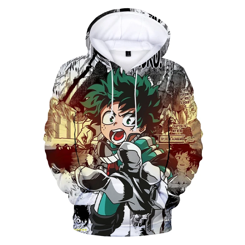 My Hero Academia 3D Printed Hoodie Sweatshirts Deku Print Harajuku Oversized Hoodies Men Women Autumn Fashion Casual Pullover
My Hero Academia 3D Printed Hoodie Sweatshirts Deku Print Harajuku Oversized Hoodies Men Women Autumn Fashion Casual Pullover