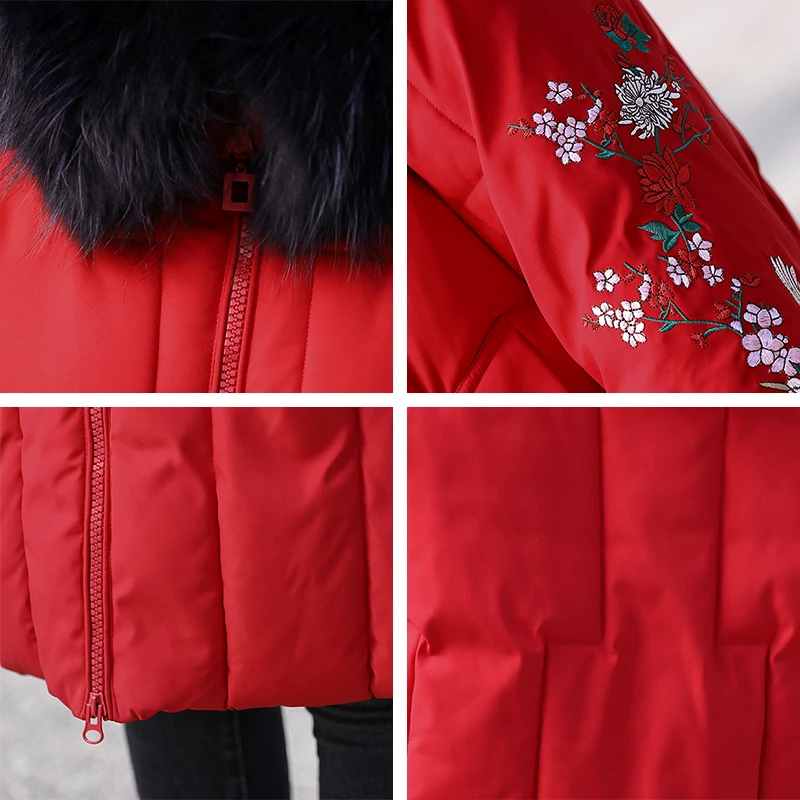2020 Coat Jacket Winter Women Fur Hooded Warm Parkas Cotton Outwear Embroidery Fashion Womens Jackets Coats Winter Women Jacket
2020 Coat Jacket Winter Women Fur Hooded Warm Parkas Cotton Outwear Embroidery Fashion Womens Jackets Coats Winter Women Jacket