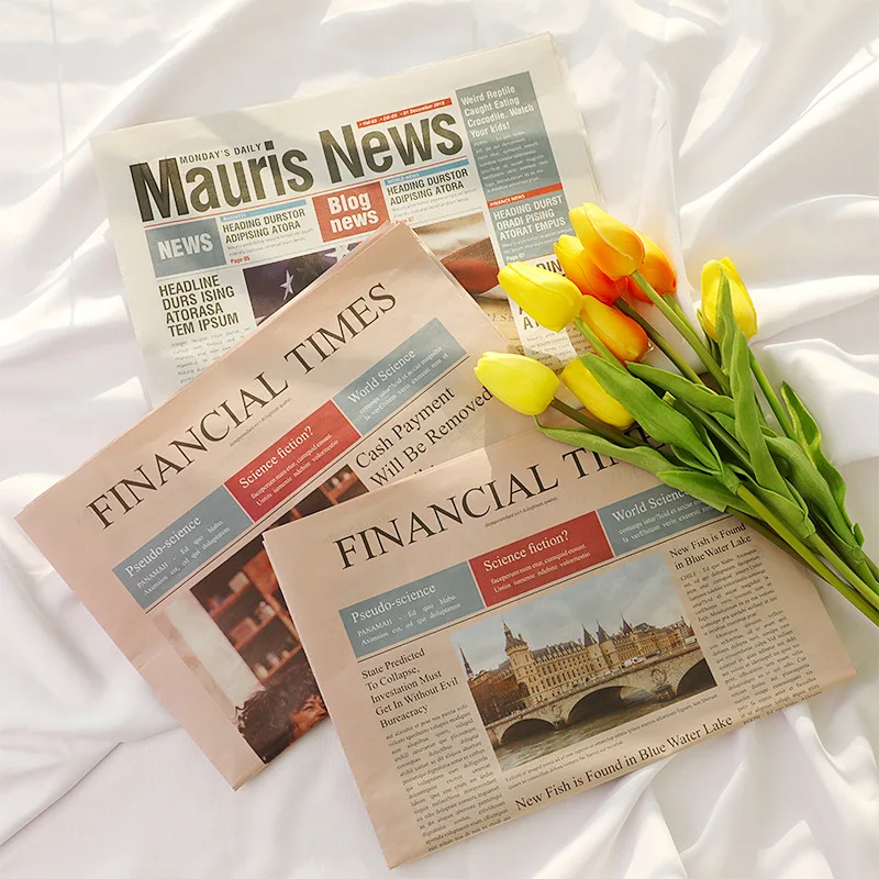 2pcs Nostalgic English Newspaper Vintage Style for Photo Studio Photography Background Props Baking Food Shooting Decoration Mat
2pcs Nostalgic English Newspaper Vintage Style for Photo Studio Photography Background Props Baking Food Shooting Decoration Mat