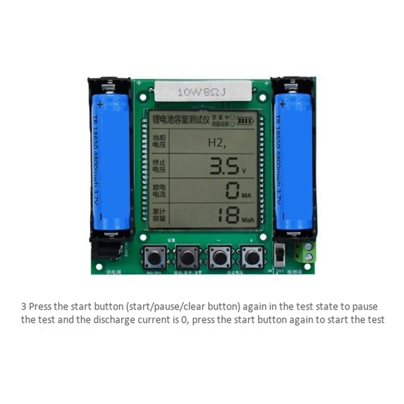 XH-M239 Lithium Battery 18650 True Capacity Tester Module MaH/MwH Digital Measurement High Precision 
XH-M239 Lithium Battery 18650 True Capacity Tester Module MaH/MwH Digital Measurement High Precision