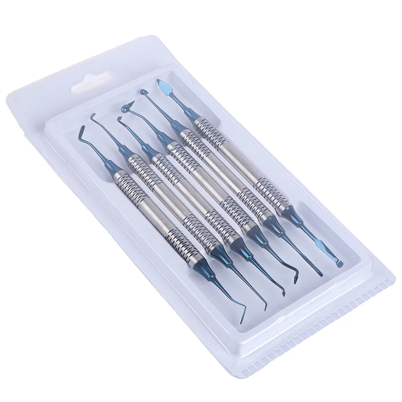 1 Set Dental Instrument Composite Resin Filling Spatula Titanium Plated Filler dental tools
1 Set Dental Instrument Composite Resin Filling Spatula Titanium Plated Filler dental tools