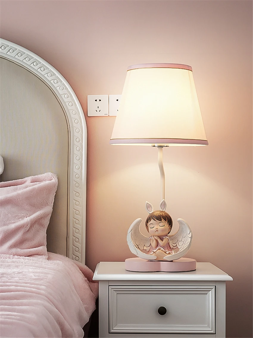 Nordic Cartoon Girl Angel Desk Lamp Children's Room Bedroom Bedside Sleeping Table Lamp Living Room Dining Room Decor Fixture
Nordic Cartoon Girl Angel Desk Lamp Children's Room Bedroom Bedside Sleeping Table Lamp Living Room Dining Room Decor Fixture
