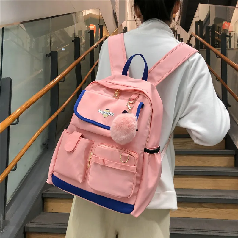 New Female Backpack Women Fashion Bagpack Fancy High School Bags For Teenage Girl Travel Rucksack Nylon Bookbag 2021
New Female Backpack Women Fashion Bagpack Fancy High School Bags For Teenage Girl Travel Rucksack Nylon Bookbag 2021