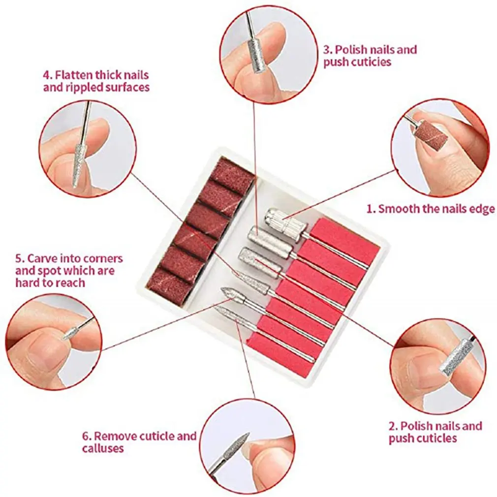 Electric Nail Drill Machine Kit Nail Gel Remove Machine Nail Art Tools Kit Pen Pedicure Nail File Sanding Bands
Electric Nail Drill Machine Kit Nail Gel Remove Machine Nail Art Tools Kit Pen Pedicure Nail File Sanding Bands