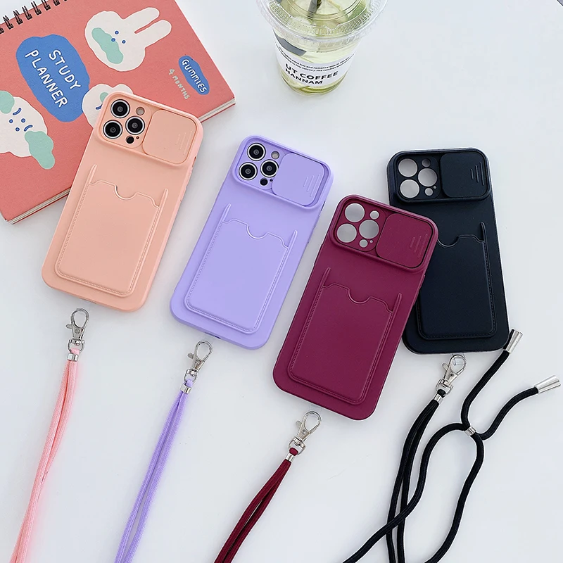 New Style Camera Protection Mobile Phone Case Card Bag Cover For Samsung S21 S30 A51 A71 A42 Covers With Lanyard Cell Phone Capa
New Style Camera Protection Mobile Phone Case Card Bag Cover For Samsung S21 S30 A51 A71 A42 Covers With Lanyard Cell Phone Capa