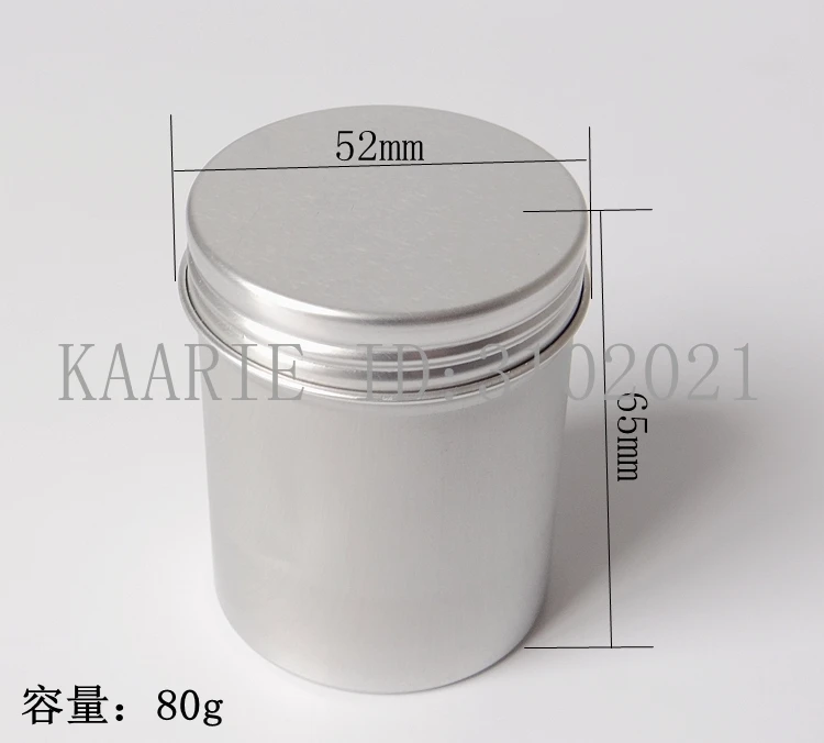 80g 50pcs Refillable empty round aluminum tin cans bottles food aluminum cans 80ml cosmetic container box tea aluminum jar
80g 50pcs Refillable empty round aluminum tin cans bottles food aluminum cans 80ml cosmetic container box tea aluminum jar
