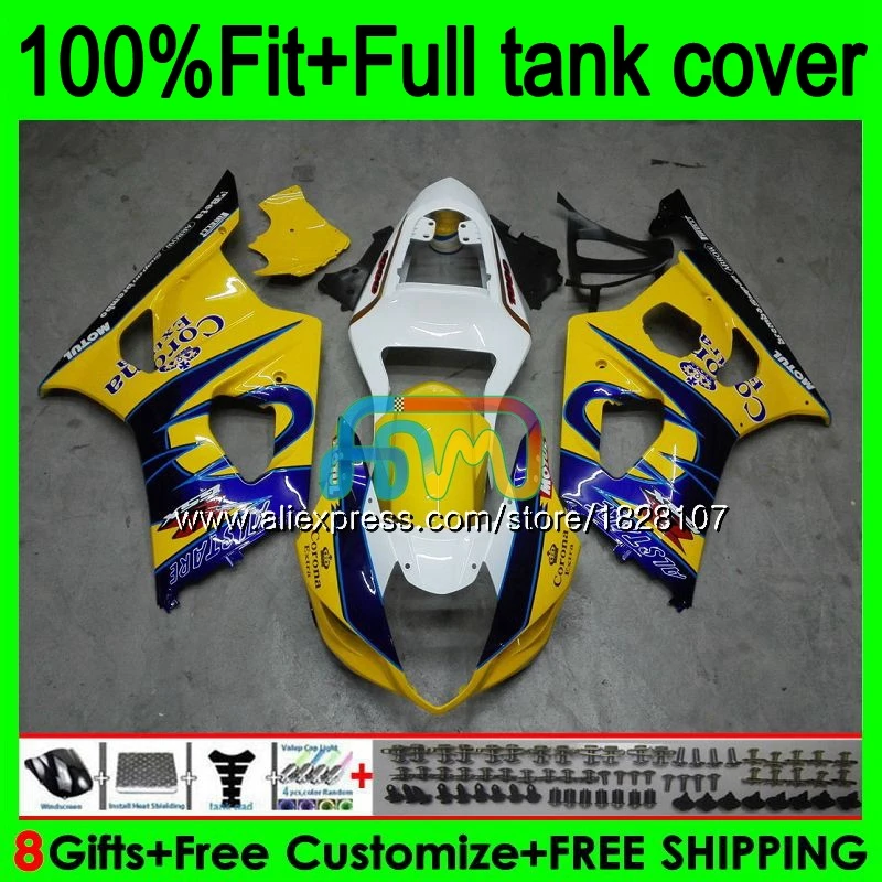 Injection For SUZUKI GSX R1000 K3 GSXR-1000 Yellow HOT GSXR1000 1000CC 97BS.9 GSX-R1000 GSXR 1000 CC 03 04 2003 2004 Fairings
Injection For SUZUKI GSX R1000 K3 GSXR-1000 Yellow HOT GSXR1000 1000CC 97BS.9 GSX-R1000 GSXR 1000 CC 03 04 2003 2004 Fairings