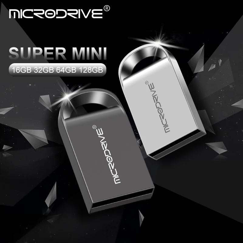 Металлический Мини USB флеш-накопитель 4 ГБ 8 16 32 64 128 карта памяти U-диск высокое