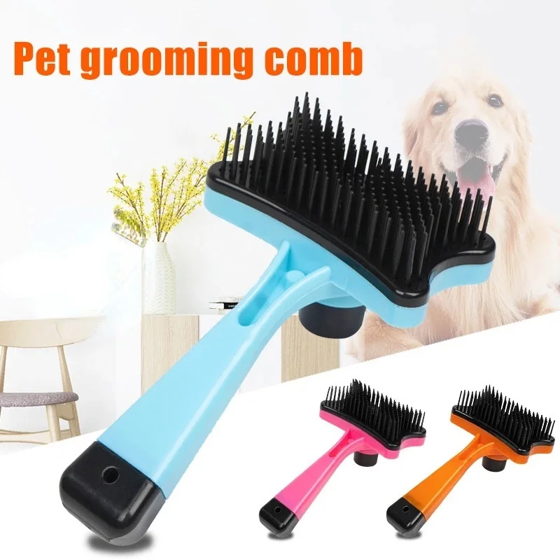 Cat Comb Dog Comb Pet Comb Fast Hair Removal Selfcleaning Comb Pet Grooming Comb Automatic Cats Hair Brush Pet Supplies
Cat Comb Dog Comb Pet Comb Fast Hair Removal Selfcleaning Comb Pet Grooming Comb Automatic Cats Hair Brush Pet Supplies