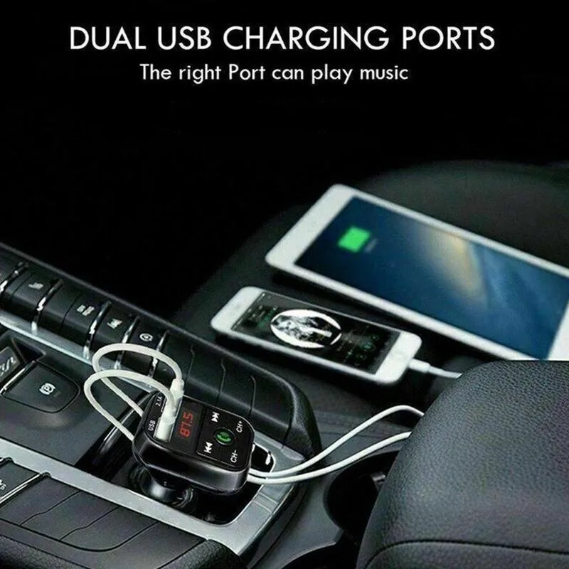 Bluetooth FM Transmitter Wireless Bluetooth Car Kit USB MP3 Charger MP3 Adapter Radio Player Car Wireless Kit L K5Y0
Bluetooth FM Transmitter Wireless Bluetooth Car Kit USB MP3 Charger MP3 Adapter Radio Player Car Wireless Kit L K5Y0