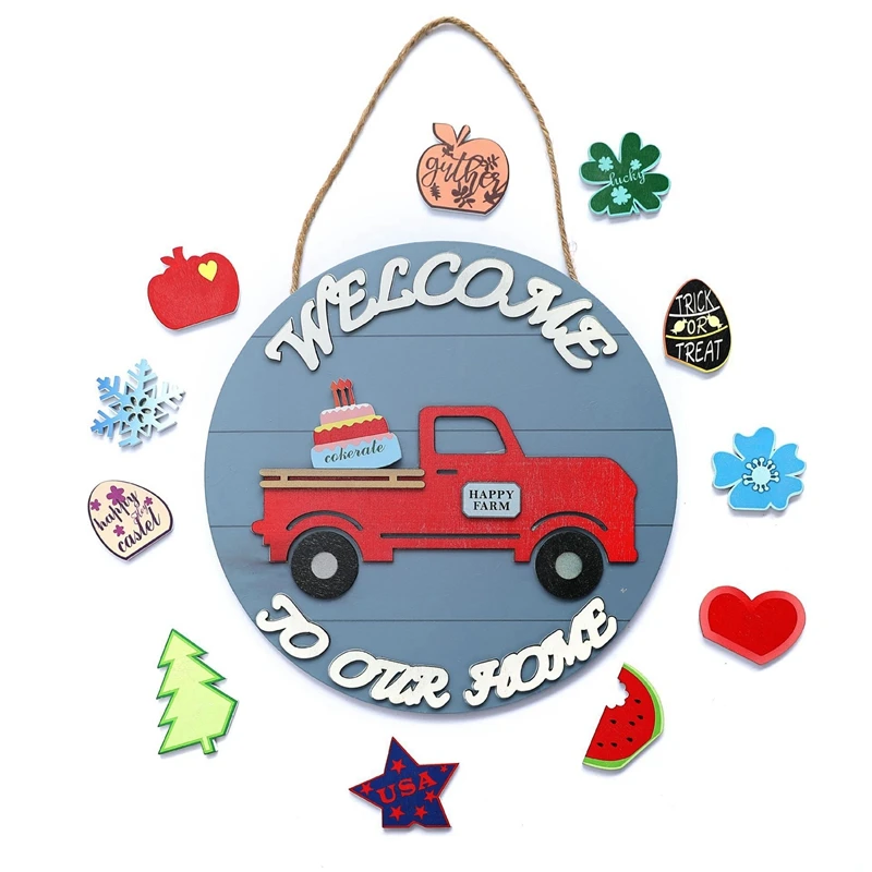 Wood Sign Welcome Wreaths Flower Car Decoration Door Home Decor Wedding Decoration Garlands Yard Garden Decor
Wood Sign Welcome Wreaths Flower Car Decoration Door Home Decor Wedding Decoration Garlands Yard Garden Decor