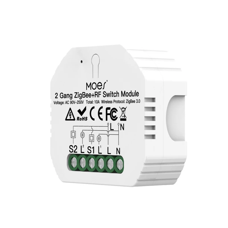 Умный светильник ель света Tuya ZigBee 3,0, релейный модуль, 2 клавиши, модуль rf zigbee, дистанционное управление с Alexa Google Home
Умный светильник ель света Tuya ZigBee 3,0, релейный модуль, 2 клавиши, модуль rf zigbee, дистанционное управление с Alexa Google Home