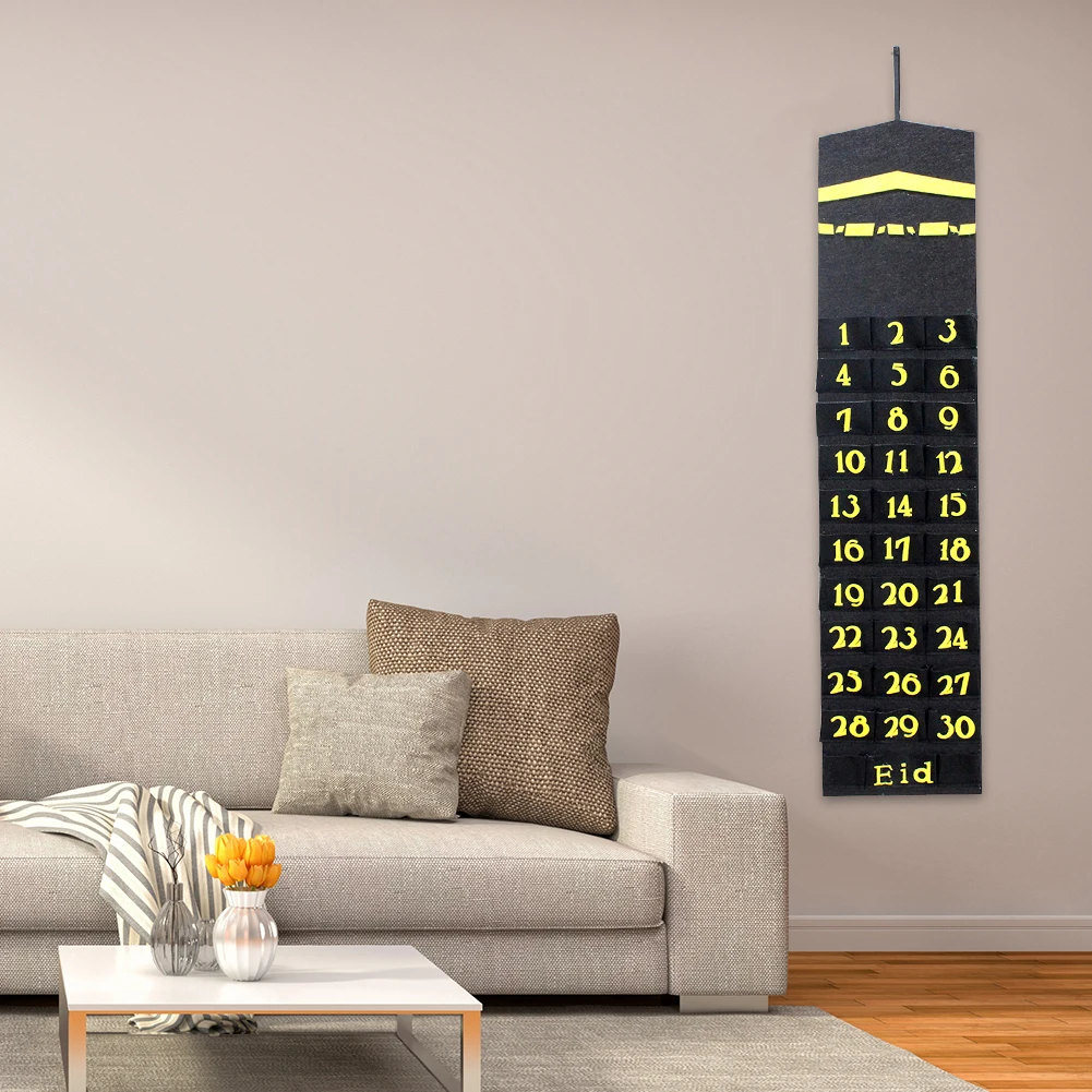Dropshipping Eid Mubarak Countdown Calendar 2021 Felt Ramadan Calendar 30 Days Countdown Calendar Decorative Hanging Storage Bag
Dropshipping Eid Mubarak Countdown Calendar 2021 Felt Ramadan Calendar 30 Days Countdown Calendar Decorative Hanging Storage Bag