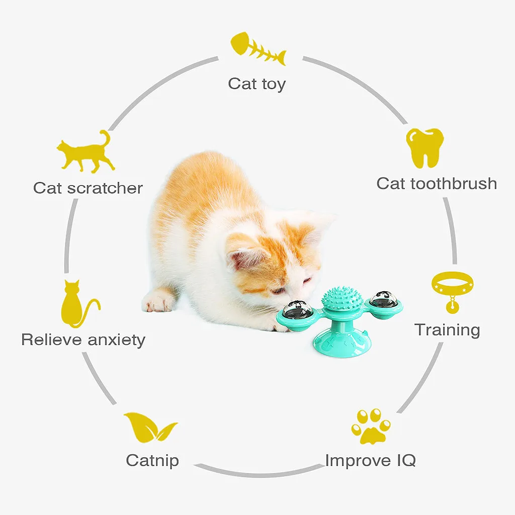 Cat Hit Ball Windmill Spining Toy Rotatable LED Catnip Balls Lever With Kitten Scratch Tickle Chew Molar Rubber Massage Ball
Cat Hit Ball Windmill Spining Toy Rotatable LED Catnip Balls Lever With Kitten Scratch Tickle Chew Molar Rubber Massage Ball