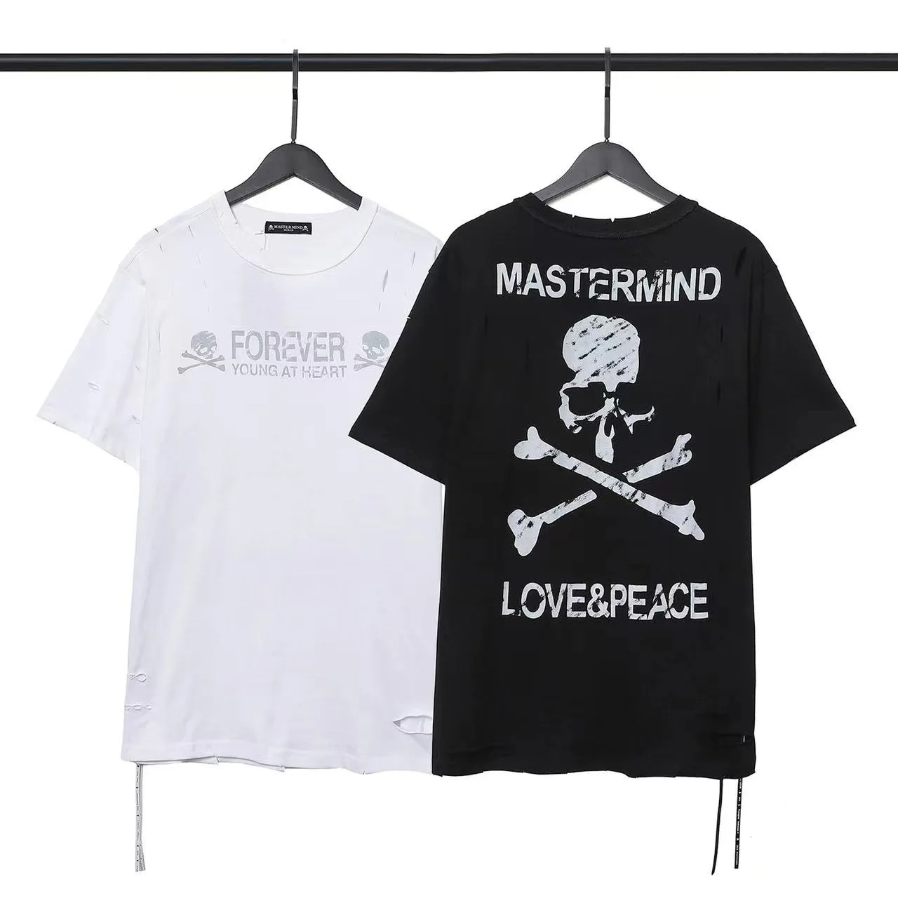 Reflective Destroy Hole Mastermind Japan T-shirts Men Women 1:1 Best Quality Black White Short Sleeve Top Back Bone Logo MMJ Tee
Reflective Destroy Hole Mastermind Japan T-shirts Men Women 1:1 Best Quality Black White Short Sleeve Top Back Bone Logo MMJ Tee