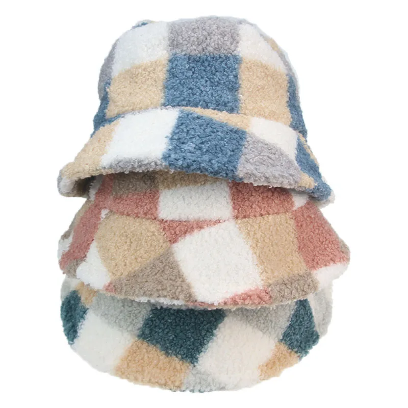 bucket hats women plaid pink green blue flat top winter hats casual fashion outdoor keep warm fisherman caps gorros y sombreros
bucket hats women plaid pink green blue flat top winter hats casual fashion outdoor keep warm fisherman caps gorros y sombreros