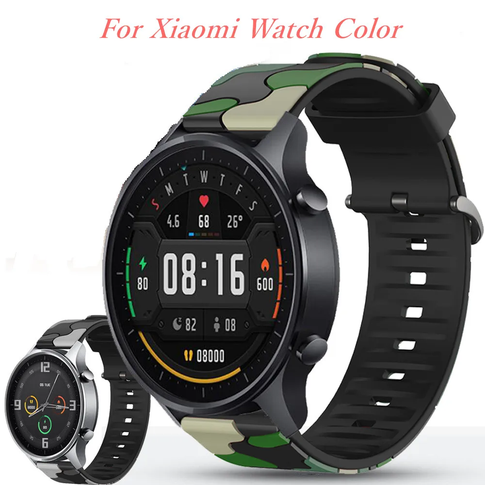 For Xiaomi Smart Watch Color Strap Silicone Camouflage Wrist Bracelet 22mm Watch band Mi Watch Color Watchband Replacement Strap
For Xiaomi Smart Watch Color Strap Silicone Camouflage Wrist Bracelet 22mm Watch band Mi Watch Color Watchband Replacement Strap