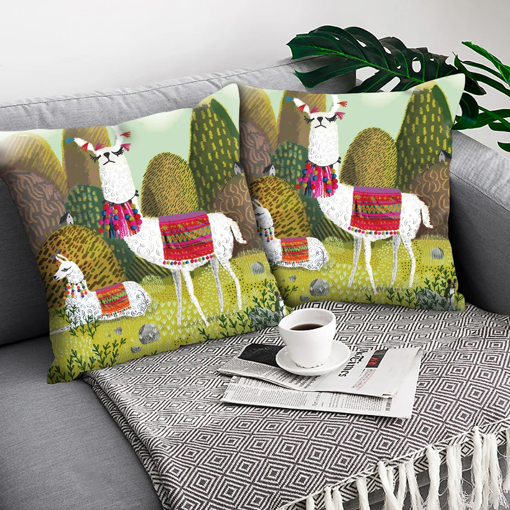 Alpaca Panda Decorative Cushion cover Cute cartoon Pillowcase Polyester Cushion Covers Throw Pillow Sofa Decoration Pillowcover
Alpaca Panda Decorative Cushion cover Cute cartoon Pillowcase Polyester Cushion Covers Throw Pillow Sofa Decoration Pillowcover