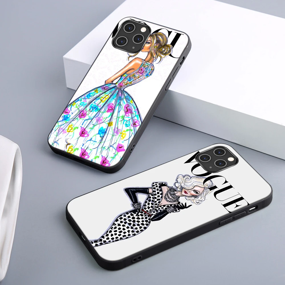 Vogue Girl Case For iPhone 12 11 Pro Max Mini Cover for iPhone X XR XS MAX 7 8 6 S Plus 5S SE 2020 Soft Silicone TPU Phone Funda
Vogue Girl Case For iPhone 12 11 Pro Max Mini Cover for iPhone X XR XS MAX 7 8 6 S Plus 5S SE 2020 Soft Silicone TPU Phone Funda